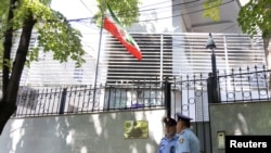 نمایی از سفارت ایران در تیرانا، پایتخت آلبانی