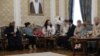 Imagini de la momentul repatrierea celor 11 copii ucraineni din februarie 2024, la intervenția Qatarului.