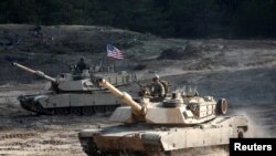 Українські військові тренуватимуться на 31 танку Abrams, які доставили до Німеччини на початку місяця (ілюстраційне фото)