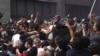 Armenia - Riot police clash with antigovernment protesters outside the Foreign Ministry building in Yerevan, May 31, 2024.