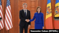 Энтони Блинкен жана Майя Санду. 2024-жылдын 29-майы. 