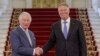 King Charles is welcomed by the President of Romania at the Cotroceni Palace in Bucharest/ June 2, 2023
