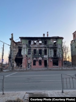 Дом в Мариуполе, март 2023 года.