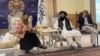 روزا اُتونبایوا، فرستاده ویژه سازمان ملل در امور افغانستان، در یک دیدار قبلی با طالبان