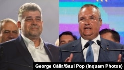 PSD și PNL s-au pus de acord în privința datelor alegerilor prezidențiale și parlamentare. Colaj Europa Liberă: Marcel Ciolacu (s), Nicolae Ciucă (d).