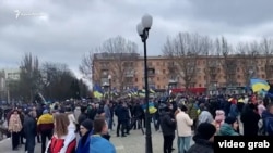 Мітинг у Херсоні, 5 березня 2022 року