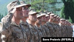 Crnogorski vojnici odlaze u Avganistan 