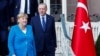 Түрк президенти Режеп Тайып Эрдоган жана Германиянын канцлери Ангела Меркель. Стамбул шаары. 16-октябрь, 2021-жыл
