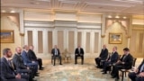 UAE- Armenian Prime Minister Nikol Pashinian and Azerbaijani President Ilham Aliyev meet in Abu Dhabi, July 10, 2025.