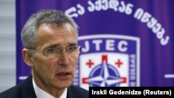 Secretarul general NATO Jens Stoltenberg la Tbilisi, 25 martie, 2019