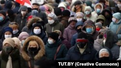 Марш пэнсіянэраў і мэдыкаў у Менску, 30 лістапада