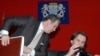Miomir Mugoša i Raško Konjević na sjednici SO Podgorica, 24. novembar 2010