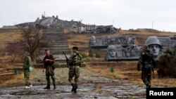 Орусиялык жикчилдер Донецк облусунда. 