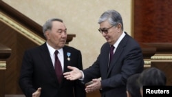 Нурсултан Назарбаев в день отставки, президентский пост перешел Касым-Жомарту Токаеву, на тот момент спикеру сената парламента. Астана, 20 марта 2019 года