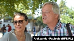 Turisti koji su doneli pomoć migrantima u Beogradu