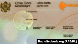 Lična karta građana Crne Gore
