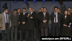 Никол Пашинян в Араратской области, 3 декабря 2018 г.