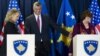 Hillary Clinton, Hashim Thaci i Catherine Ashton na konferenciji za medije nakon sastanka u Prištini