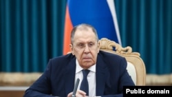 ՌԴ արտգործնախարար Սերգեյ Լավրովը պատասխանում է լրագրողների հարցերին՝ Հյուսիսային Կորեայի արտգործնախարարի հետ հանդիպումից հետո, 12-ը հուլիսի, 2025 