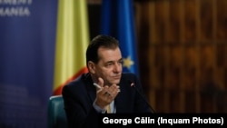 Premierul interimar Ludovic Orban