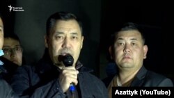 Садыр Жапаров. Бишкек. 8-октябрь, 2020-жыл.