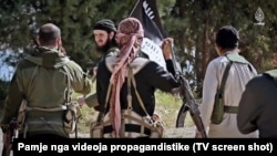 Сцена од пропагандниот филм на Исламската држава. 