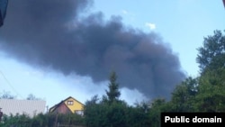 Дым над Сергиево-Посадским округом после удара дронов 4 июля, иллюстративное фото