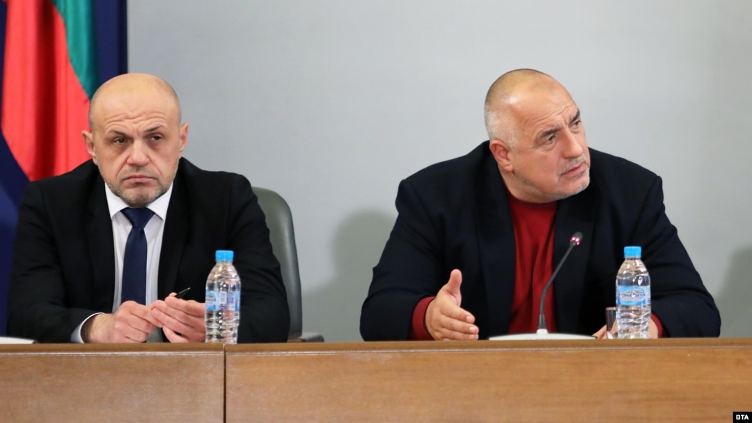 Вицепремиерът Томислав Дончев и министър-председателят Бойко Борисов