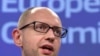 Арсеній Яценюк під час візиту до Брюсселя в травні 2014 року