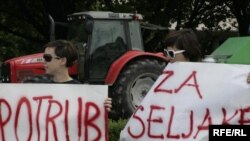 Lipanjski protest poljoprivrednika u Zagrebu