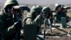 На учениях российских военных в Волгоградской области. 3 апреля 2014 года. 