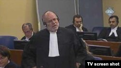 Advokat Gregory Kehoe, jedan od branitelja generala Gotovine u sudnici tribunala, 31 avgust 2010