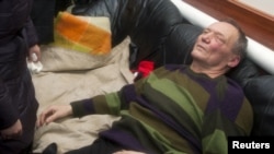 Уладзімер Някляеў пасьля зьбіцьця
