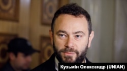 Аляксандар Дубінскі ў Вярхоўнай Радзе Ўкраіны. Архіўнае фота