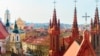Вид на старый город Вильнюса
