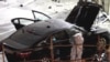 Pukanićev automobil nakon eksplozije