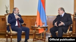 Նիկոլ Փաշինյան, Արմեն Սարգսյան
