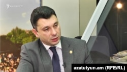 Էդուարդ Շարմազանովը «Ազատության» ստուդիայում: