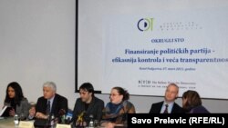 Okrugli sto o finansiranju političkih partija, 7. mart 2011.