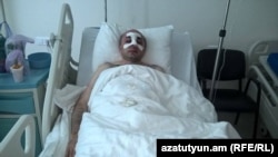 Айк Ханумян в больнице, 6 июня 2016 г.