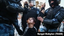 Пратэст у Маскве 27 ліпеня 2019