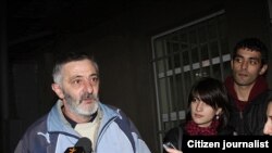 Габриел Габриелян отпущен на свободу. (Фото - Гагик Шамшян)