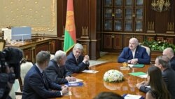 Аляксандар Лукашэнка на сустрэчы са спэцпрадстаўніком прэзыдэнта ЗША Кітам Келагам. Беларусь, Менск, 21 чэрвеня 2025 году
